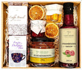 Cadeaupakket met Koffie, Thee, Honing, Jam en Siroop